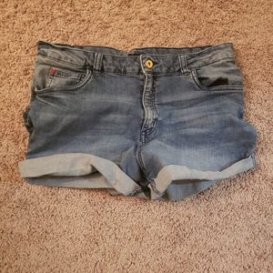 Denim shorts